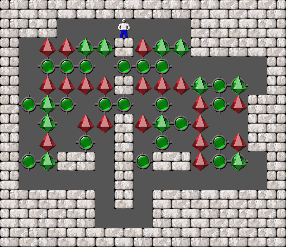 Сокобан More Bugs collections уровень 409